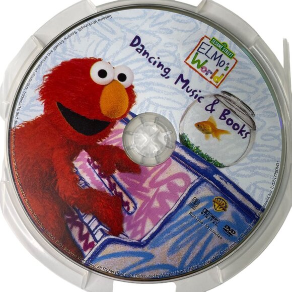 Sesame Street Elmos World Dancing Music Books Childrens Learning DVD 2000 TV Y u - Picture 6 of 6